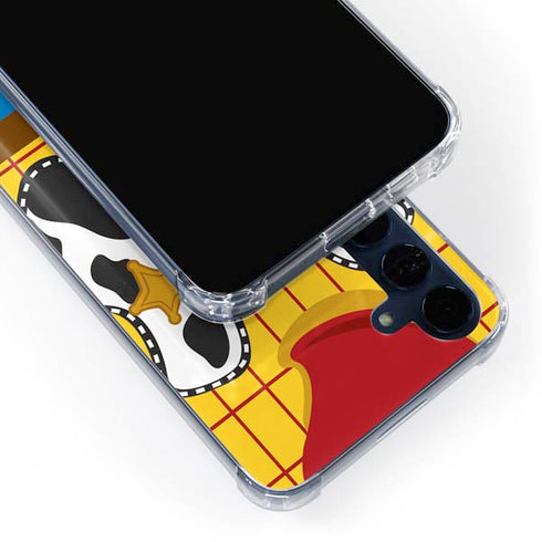 Disney Toy Story Woody Apparel Galaxy A35 5G Clear Case